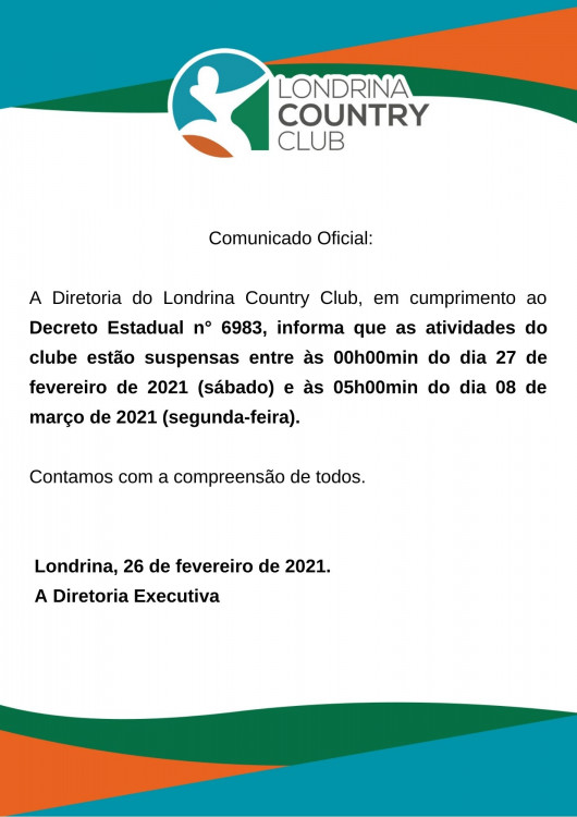Comunicado Oficial -  Decreto  6983